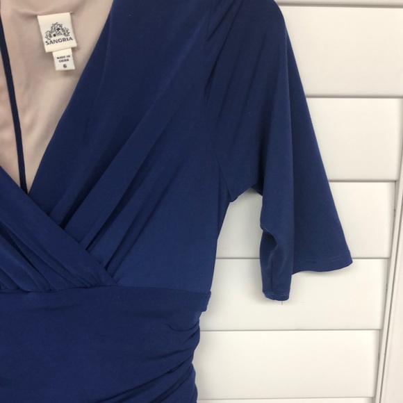 Women’s Sangria royal blue dress size 6 - Picture 2 of 5